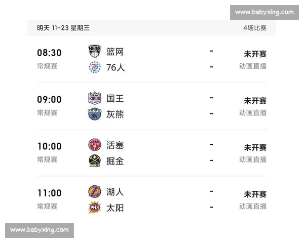 NBA今日精彩赛事预告：多场激战即将上演，球队角逐全力以赴